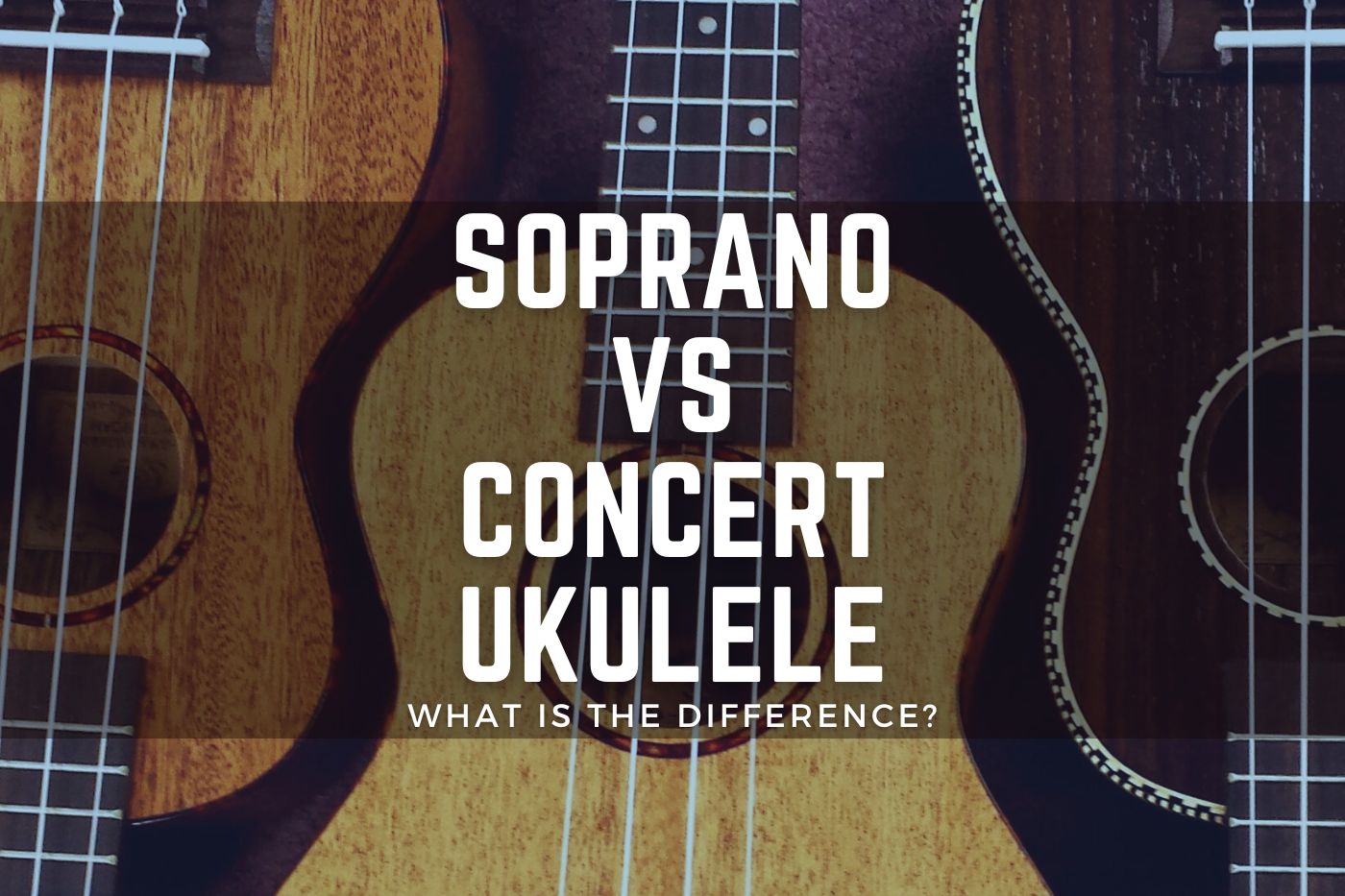 Soprano vs Concert Ukulele What Is The Difference?
